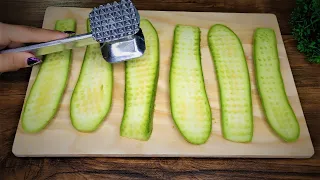 These zucchini are tastier than meat ❗ Cooking easy and fast! 2 recipes in 10 minutes!