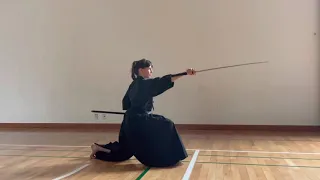 Iaido kata 1-7 (minus 3)