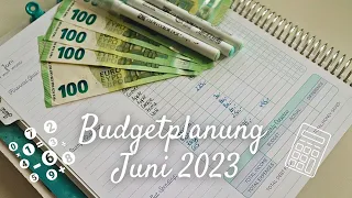 Meine Budgetplanung für den Juni 2023 - 😊- Irgendwie hatte ich einen leicht verwirrten Tag 😀