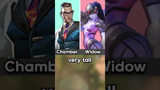 Which Are Taller? | VALORANT vs Overwatch