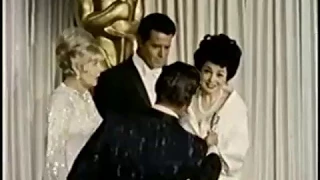 Lana Turner, James Garner, & Kathyrn Grayson -  Backstage Academy Awards  - 1966