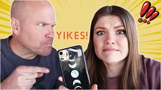 Daughter and Dad Look Through Each Other's Phones!