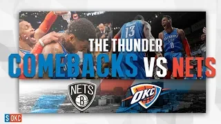 Oklahoma City Thunder's TWO THUNDEROUS Comebacks vs Nets | 2018-19 NBA Season