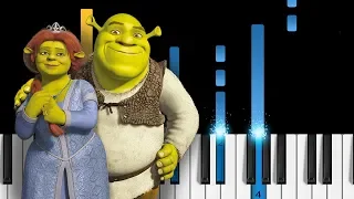 Shrek - Fairytale - EASY Piano Tutorial