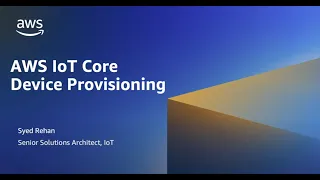 Get started with AWS IoT Core provisioning console experience