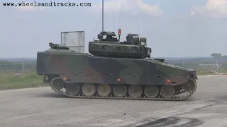 CV9030 Demonstration of its road capabilities - Swiss Army