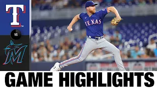 Rangers vs. Marlins Game Highlights (7/21/22) | MLB Highlights
