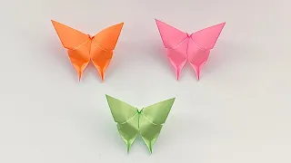 Easy Origami Butterfly In only 3 Minutes / Very Easy Paper Butterfly 🦋