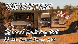 Woelcke Offroad Training - Teil 2 - im Kieswerk Dünkel mit Sprinter 907 4x4