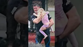 Firefighter rescues 6-year-old girl during Hurricane Ian