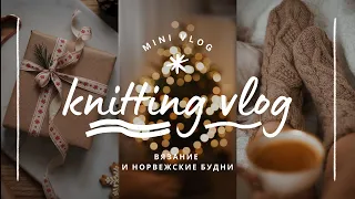 vlog 1/24 | мое уютное новогоднее вязание 🧶✨️ новый процесс 🎁 шикарный подарок от Тайного Санты