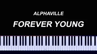 Alphaville - Forever Young Piano Tutorial