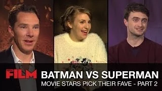 Batman vs Superman: Movie Stars Talk - Part 2