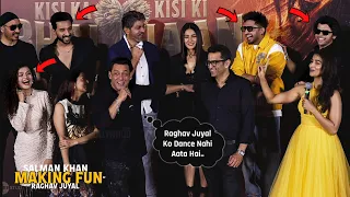 When Salman Khan Make FUN of Raghav Juyal Everyone Started Laughing at KKBKKJ Trailer Launch