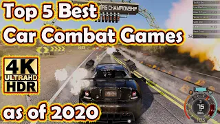 Top 5 Best Car Combat Games as of 2020 in 4K HDR at Max Settings!