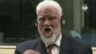 Bosnian Croat war crimes convict dies after taking 'poison' in U.N. court