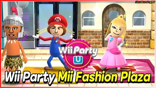 Wii Party U - Mii Fashion Plaza (Expert Com)🎵Gabi vs Dylan vs Joseph vs Jose | AlexGamingTV