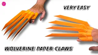 DIY - Wolverine Claws | Wolverine Claws with A4 Paper | Origami Claws | Paper Weapons |