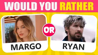 WOULD YOU RATHER...!👦🏻🔥👧🏻Hollywood Celebrity Edition | 50 Hard Choices