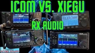 X5105 vs X6100 vs IC-7300 vs IC-705 RX Audio Comparison