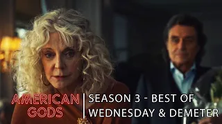 Best of Wednesday and Demeter Drama | American Gods Best Scenes Season 3