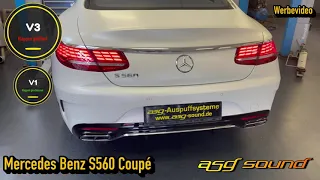 Mercedes Benz S560 | V1/V3 | ASG Sound | Sportauspuff