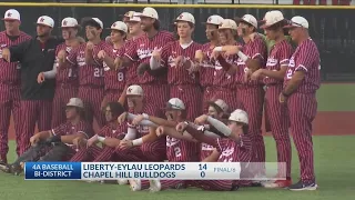 Liberty-Eylau baseball, Cross Roads softball pick up big playoff wins Friday night