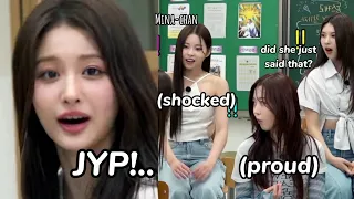 nmixx's sullyoon *casually* called JYP this and the members couldn’t believe it