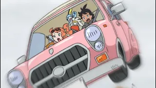 pokemon journeys but it’s just sonia and her bad driving.