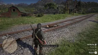 Brutal train kill - Red Dead Redemption 2