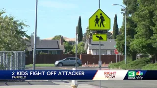 2 kids say they fought off attacker while on way to school in Fairfield