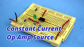 Constant Current Source with Op Amp