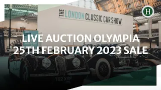 The London Classic Car Show, Olympia 25th February 2023 Sale
