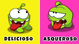 Aprende Con Om Nom | Comida deliciosa y asquerosa | Learn Spanish With Om Nom