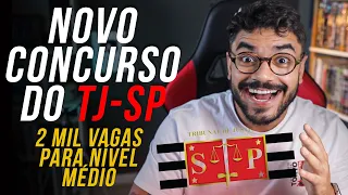 URGENTE! TJ-SP PUBLICA EDITAL COM 2 MIL VAGAS PARA NÍVEL MÉDIO