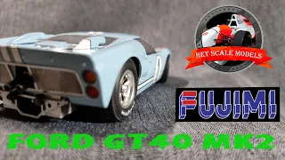 Ford GT40 Mk2 Fujimi 1/24 1966 Le Mans Ken Miles car Full Video Build