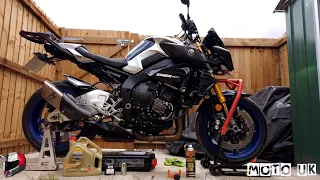 Yamaha MT10 | Oil & Filter Change on Yamaha MT10SP