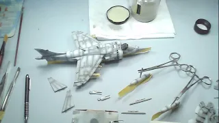 PINTURA BASE CON AERÓGRAFO EN UNA SESIÓN DE UN AVIÓN