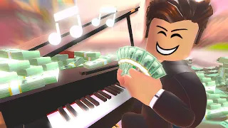 Roblox but my PIANO PLAYING makes me RICH 🤑