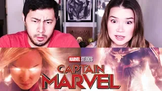 CAPTAIN MARVEL | Brie Larson | Marvel Studios | Trailer Reaction!