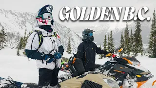 Riding Backcountry Pillows in Golden B.C.