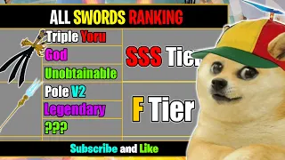 🗡NEW Ranking All Swords in Blox Fruits!