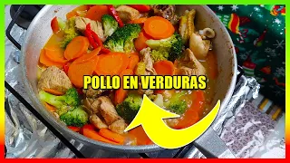 🍗🥦COMO HACER POLLO EN VERDURAS | como hacer pollo en verduras guatemalteco?