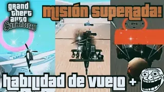 Cómo pasar la misión Learning To Fly en celular (La Escuela De Vuelo) GTA SA 2.0