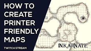 How to Create Printer Friendly Maps | Inkarnate Livestream