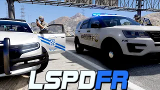 Got hit! | LSPDFR #lspdfr #gta5