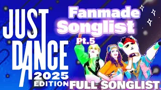 💜 MY FANMADE TRACKLIST FOR JUST DANCE 2025 EDITION ✨🩵 LAST PART (5)