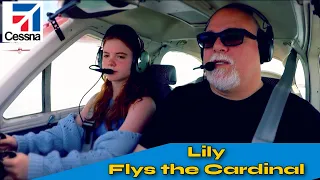 Lily Flys the Cardinal | KENW - KJVL | Cessna Cardinal 177 RG