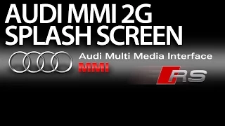 How to change welcome screen to RS in Audi MMI 2G (A4 A5 A6 A8 Q7) boot logo splashscreen