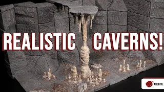 Flat Caves Are Boring  - Crafting Better Cave Tiles for D&D!